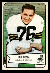 1954 Bowman #52 Lou Groza Very Good 1954 Bowman #52 Lou Groza Very Good