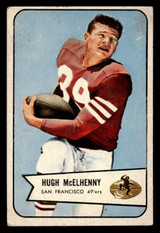 1954 Bowman #54 Hugh McElhenny Very Good  ID: 417767