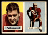 1957 Topps #14 Pat Summerall Excellent  ID: 417817