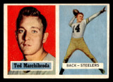 1957 Topps #113 Ted Marchibroda DP Excellent 