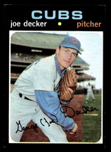 1971 Topps #98 Joe Decker Ex-Mint RC Rookie  ID: 417993