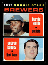 1971 Topps #204 Bernie Smith/George Kopacz VG-EX RC Rookie 