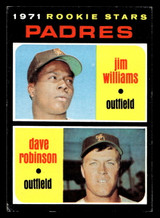 1971 Topps #262 Jim Williams/Dave Robinson Padres Rookies VG-EX RC Rookie 