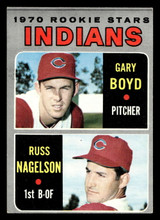 1970 Topps #7 Gary Boyd/Russ Nagelson Indians Rookies Excellent+ RC Rookie ID: 418714 1970 Topps #7 Gary Boyd/Russ Nagelson Indians Rookies Excellent+ RC Rookie ID: 418714