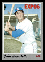 1970 Topps #19 John Boccabella Ex-Mint  ID: 418746