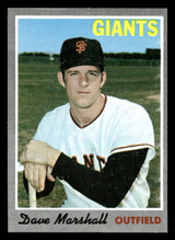 1970 Topps #58 Dave Marshall Near Mint  ID: 418865