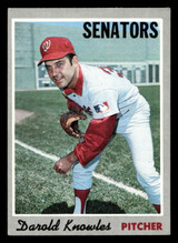 1970 Topps #106 Darold Knowles Excellent 1970 Topps #106 Darold Knowles Excellent