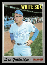 1970 Topps #123 Don Gutteridge Manager Excellent RC Rookie 1970 Topps #123 Don Gutteridge Manager Excellent RC Rookie
