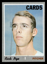 1970 Topps #139 Rich Nye VG-EX 1970 Topps #139 Rich Nye VG-EX