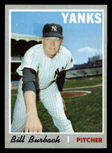 1970 Topps #167 Bill Burbach Excellent+ ID: 419187 1970 Topps #167 Bill Burbach Excellent+ ID: 419187