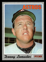 1970 Topps #178 Denny Lemaster Near Mint ID: 419218 1970 Topps #178 Denny Lemaster Near Mint ID: 419218