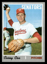 1970 Topps #281 Casey Cox Ex-Mint ID: 419583 1970 Topps #281 Casey Cox Ex-Mint ID: 419583