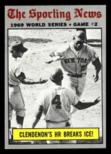 1970 Topps #306 World Series Game 2 Clendenon's HR Breaks Ice! Ex-Mint ID: 419656 1970 Topps #306 World Series Game 2 Clendenon's HR Breaks Ice! Ex-Mint ID: 419656