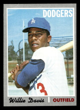 1970 Topps #390 Willie Davis Near Mint ID: 419906 1970 Topps #390 Willie Davis Near Mint ID: 419906