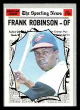 1970 Topps #463 Frank Robinson All-Star Excellent 1970 Topps #463 Frank Robinson All-Star Excellent