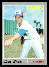 1970 Topps #476 Don Shaw Excellent+ ID: 420195 1970 Topps #476 Don Shaw Excellent+ ID: 420195