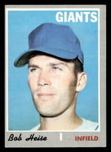 1970 Topps #478 Bob Heise Excellent+ RC Rookie  ID: 420200