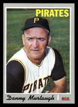 1970 Topps #532 Danny Murtaugh Manager Ex-Mint ID: 420357 1970 Topps #532 Danny Murtaugh Manager Ex-Mint ID: 420357