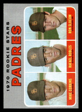 1970 Topps #573 Mike Corkin/Rafael Robles/Ron Siocum Excellent+ RC Rookie ID: 420478 1970 Topps #573 Mike Corkin/Rafael Robles/Ron Siocum Excellent+ RC Rookie ID: 420478