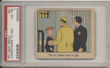 1930's  R41 Walter Johnson Candy Co  Dick Tracy  #21 Junior Goes To Jail PSA 4 VG-EX #*sku36273