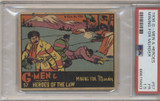 1936 G-Men & Heroes Of The Law #57 Mining For Murder (Rare Card) PSA 1.5 FR #*sku36274 1936 G-Men & Heroes Of The Law #57 Mining For Murder (Rare Card) PSA 1.5 FR #*sku36274