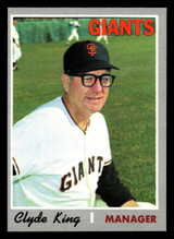 1970 Topps #624 Clyde King Manager Excellent+ ID: 420624 1970 Topps #624 Clyde King Manager Excellent+ ID: 420624