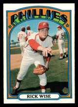 1972 Topps #43 Rick Wise Ex-Mint  ID: 421092