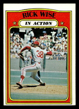 1972 Topps #44 Rick Wise IA Near Mint  ID: 421095