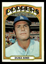 1972 Topps #63 Duke Sims Excellent 