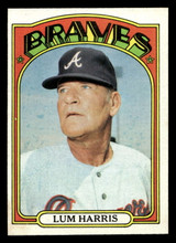 1972 Topps #484 Lum Harris MG Near Mint ID: 422571 1972 Topps #484 Lum Harris MG Near Mint ID: 422571