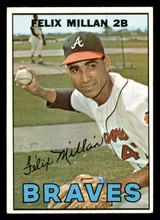 1967 Topps #89 Felix Millan Ex-Mint RC Rookie ID: 423306 1967 Topps #89 Felix Millan Ex-Mint RC Rookie ID: 423306