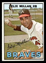 1967 Topps #89 Felix Millan Ex-Mint RC Rookie ID: 423309 1967 Topps #89 Felix Millan Ex-Mint RC Rookie ID: 423309