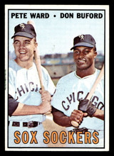 1967 Topps #143 Pete Ward/Don Buford Sox Sockers Excellent+ ID: 423469 1967 Topps #143 Pete Ward/Don Buford Sox Sockers Excellent+ ID: 423469