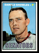 1967 Topps #362 Darold Knowles Near Mint 1967 Topps #362 Darold Knowles Near Mint