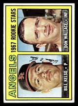 1967 Topps #367 Bill Kelso/Don Wallace Angels Rookies Very Good RC Rookie 