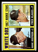 1967 Topps #373 Duane Josephson/Fred Klages White Sox Rookies DP Very Good RC Rookie ID: 424181 1967 Topps #373 Duane Josephson/Fred Klages White Sox Rookies DP Very Good RC Rookie ID: 424181