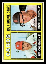 1967 Topps #384 Jim Cosman/Dick Hughes Cardinals Rookies Excellent RC Rookie  ID: 424203