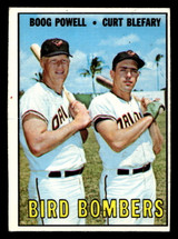 1967 Topps #521 Boog Powell/Curt Blefary Bird Bombers Very Good  ID: 424410