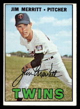 1967 Topps #523 Jim Merritt Excellent+  ID: 424417