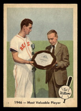 1959 Fleer Ted Williams #32 1946 - Most Valuable Player Excellent+ 1959 Fleer Ted Williams #32 1946 - Most Valuable Player Excellent+