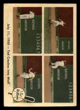 1959 Fleer Ted Williams #40 Ted Crashes Into Wall VG-EX 1959 Fleer Ted Williams #40 Ted Crashes Into Wall VG-EX