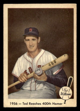 1959 Fleer Ted Williams #57 1956 - Ted Reaches 400th Homer Very Good  ID: 424584