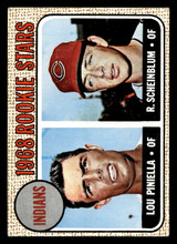 1968 Topps #16 Lou Piniella/Richie Scheinblum Excellent+ RC Rookie  ID: 424693