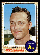 1968 Topps #18 Mike Hershberger Near Mint  ID: 424698