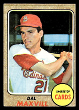 1968 Topps #141 Dal Maxvill Very Good  ID: 425017