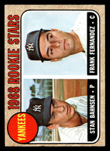 1968 Topps #214 Bahnsen/Fernandez Ex-Mint RC Rookie ID: 425218 1968 Topps #214 Bahnsen/Fernandez Ex-Mint RC Rookie ID: 425218