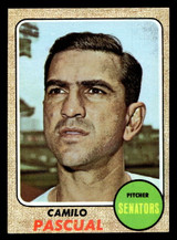 1968 Topps #395 Camilo Pascual Near Mint 