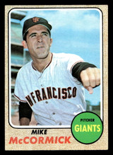 1968 Topps #400 Mike McCormick VG-EX Yellow Team 