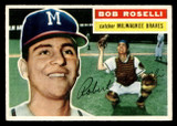 1956 Topps #131A Bob Roselli Grey Backs Excellent+ RC Rookie 