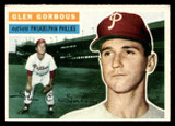 1956 Topps #174A Glen Gorbous Grey Backs Ex-Mint RC Rookie  ID: 425947